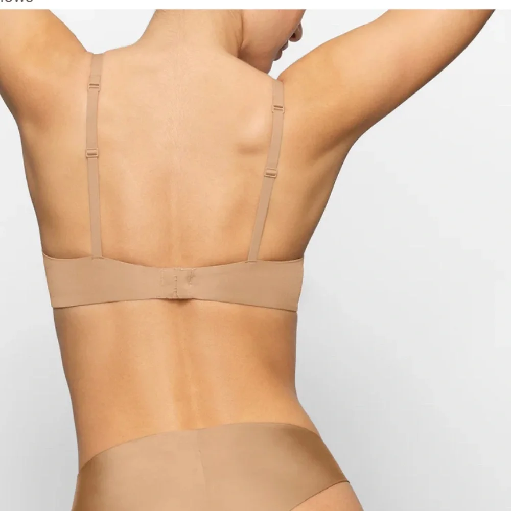 NWT Skims Body WIRELESS Push Up Plunge BRA in Ochre 34B - Picture 6 of 9